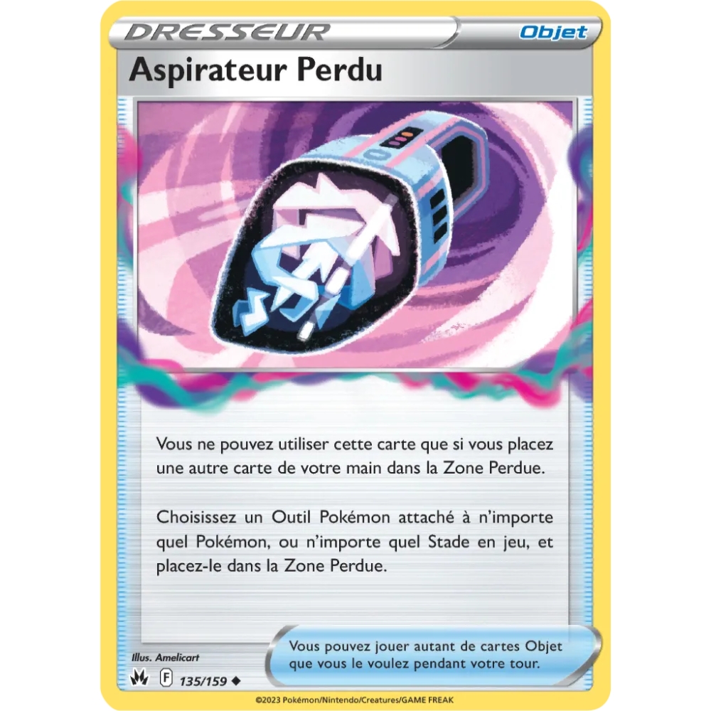 Aspirateur Perdu 135/159 : Joyau Peu commune (Brillante) de l'extension Pokémon Zénith Suprême