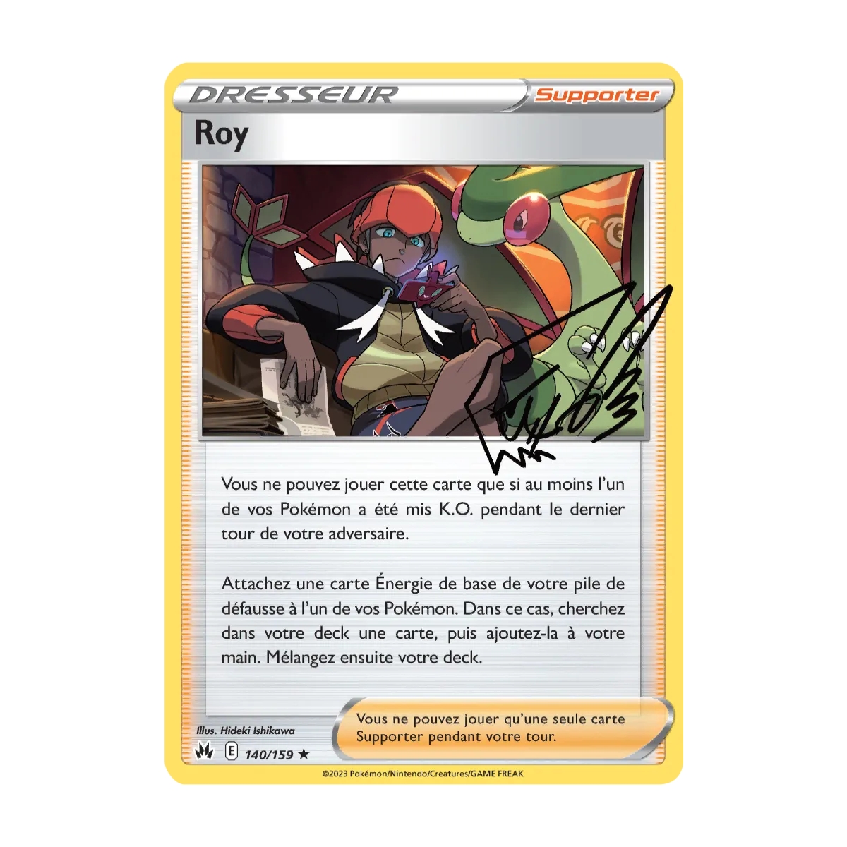 Carte Roy - Holographique rare de Pokémon Zénith Suprême 140/159