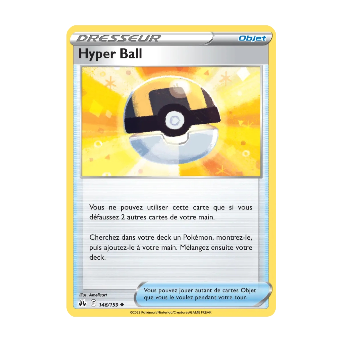 Hyper Ball 146/159 : Joyau Peu commune (Brillante) de l'extension Pokémon Zénith Suprême