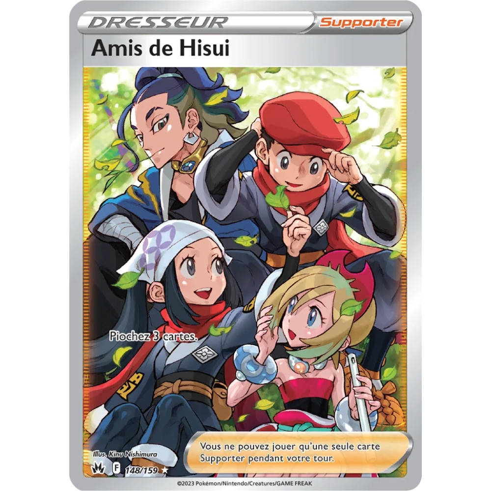 Amis de Hisui 148/159 : Joyau Ultra rare de l'extension Pokémon Zénith Suprême