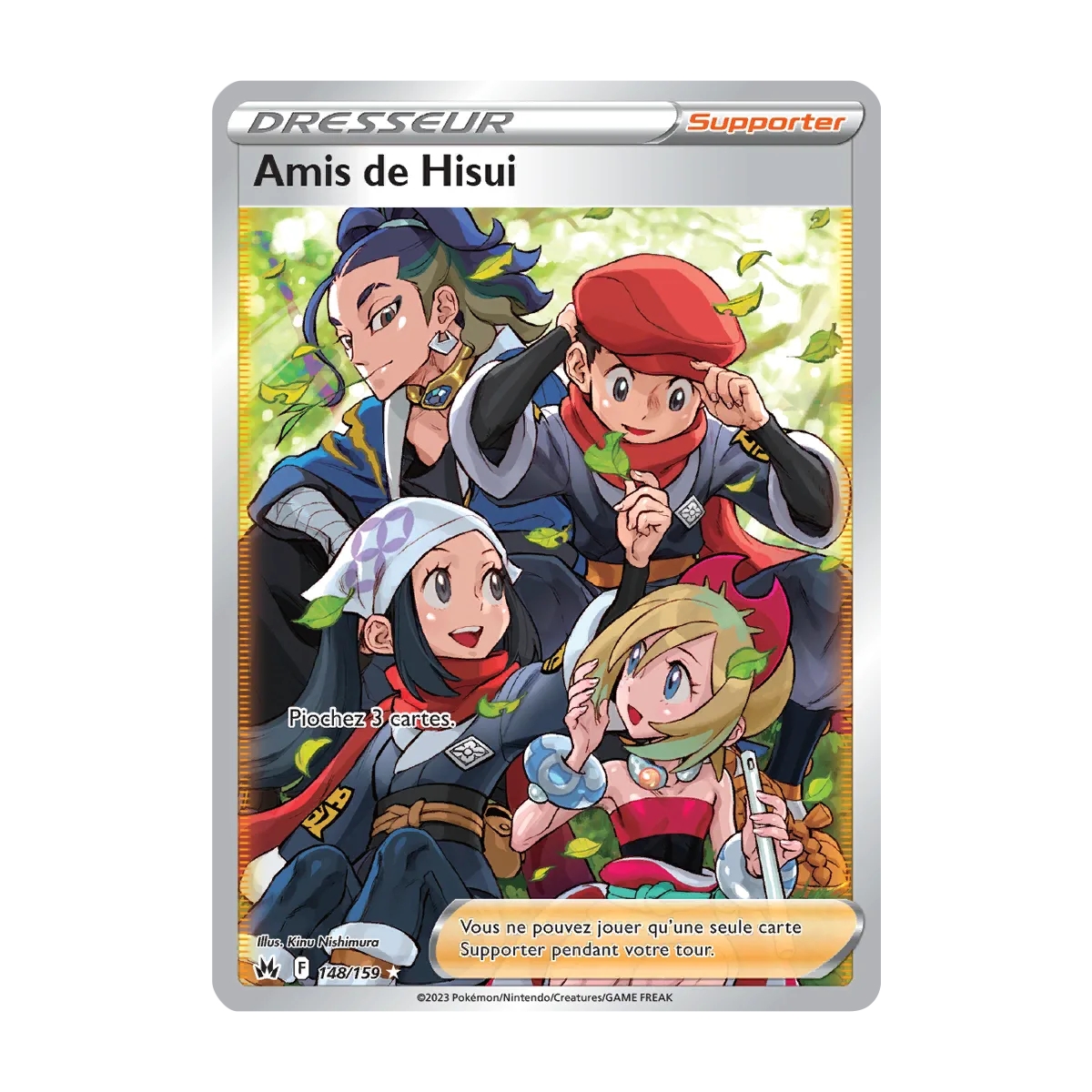 Amis de Hisui 148/159 : Joyau Ultra rare de l'extension Pokémon Zénith Suprême