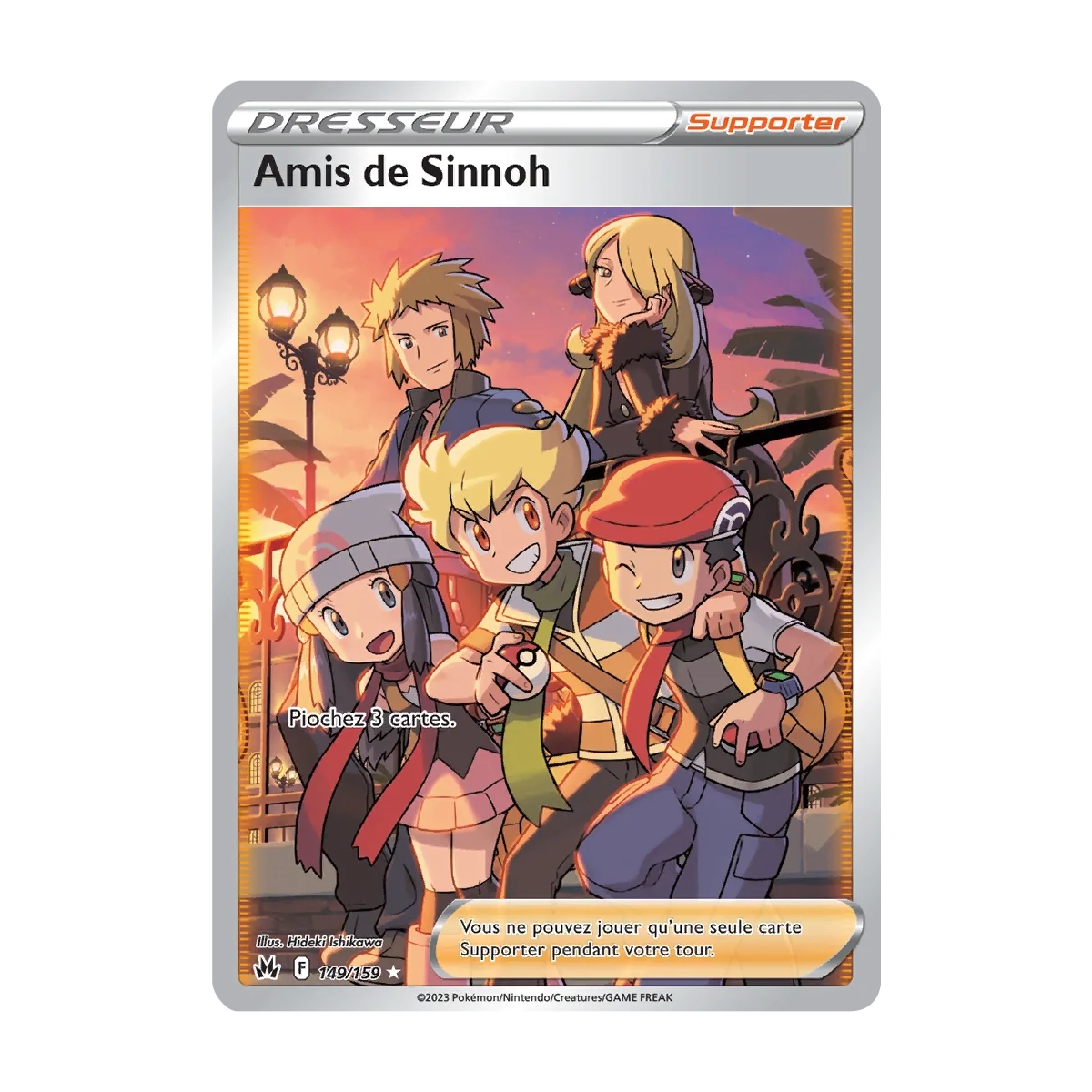 Amis de Sinnoh 149/159 : Joyau Ultra rare de l'extension Pokémon Zénith Suprême