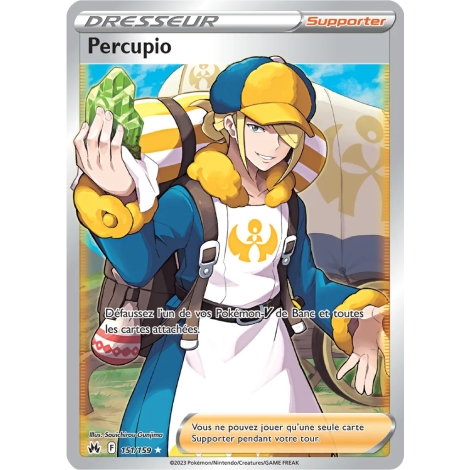 Percupio 151/159 : Joyau Ultra rare de l'extension Pokémon Zénith Suprême