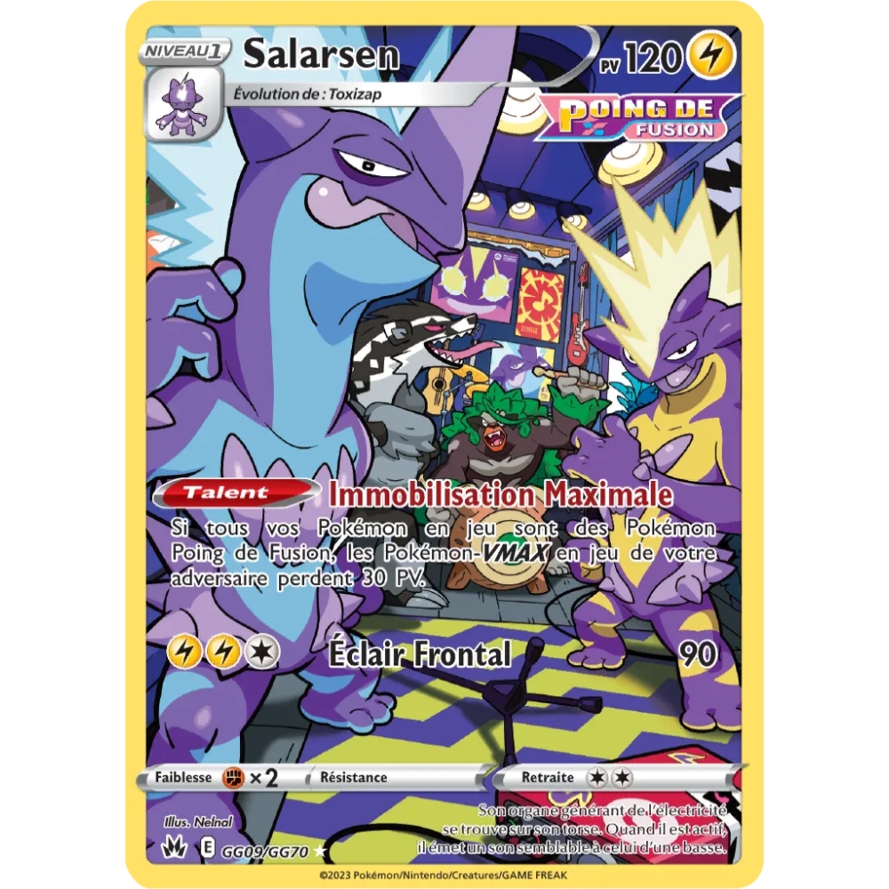 Carte Salarsen Galerie de Galar holographique Zénith Suprême GG09/GG70