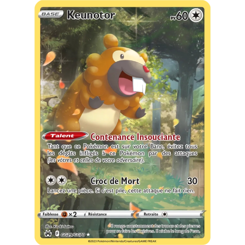 Keunotor GG29/GG70 : Joyau Galerie de Galar holographique rare de l'extension Pokémon Zénith Suprême