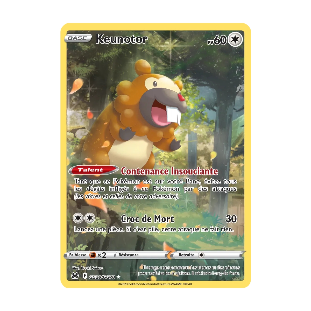 Keunotor GG29/GG70 : Joyau Galerie de Galar holographique rare de l'extension Pokémon Zénith Suprême