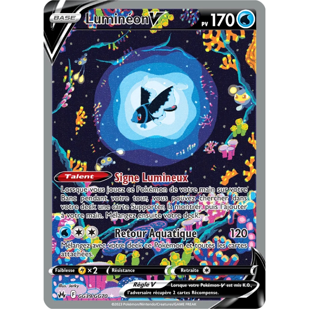 Découvrez Luminéon, carte Galerie de Galar ultra rare de la série Zénith Suprême