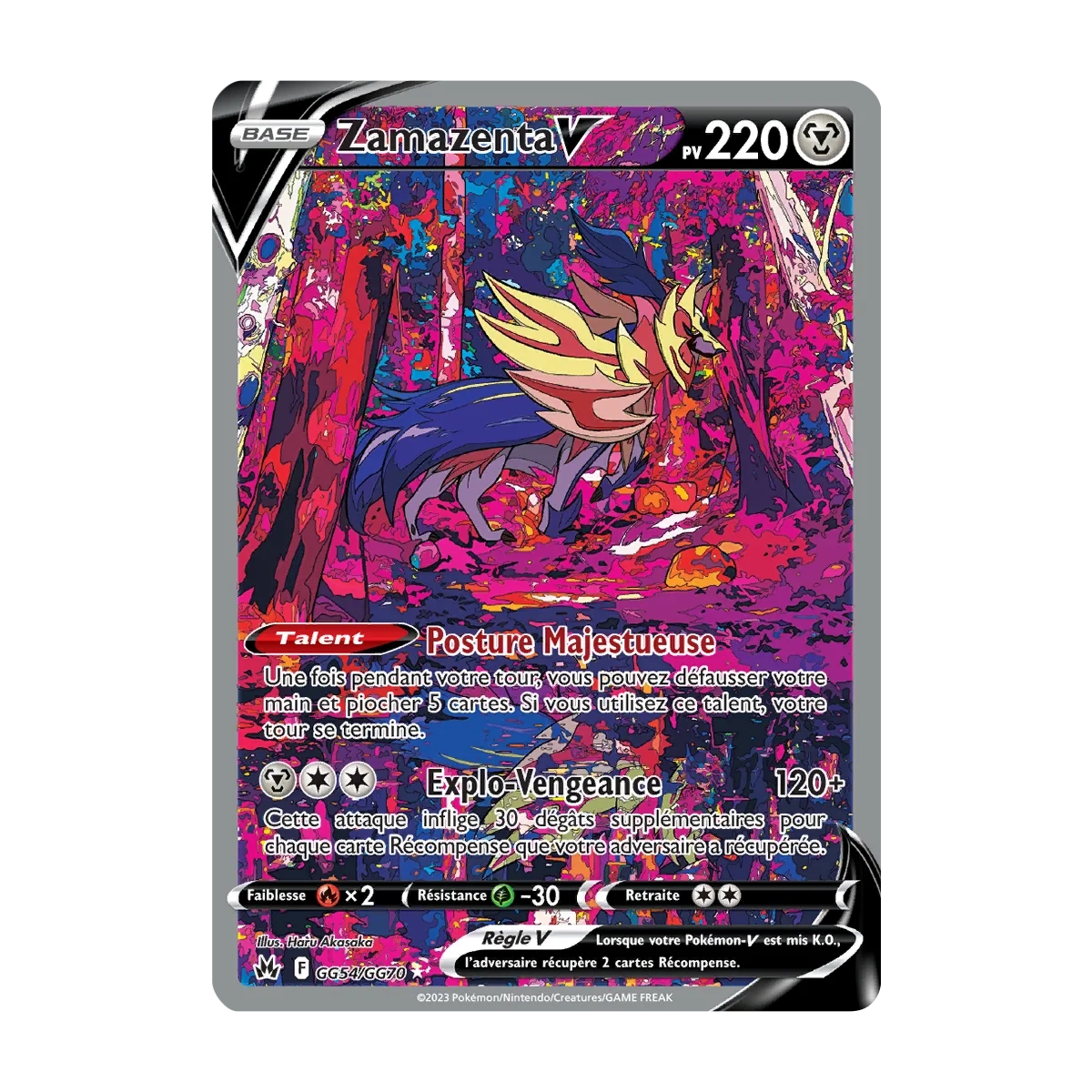 Découvrez Zamazenta, carte Galerie de Galar ultra rare de la série Zénith Suprême