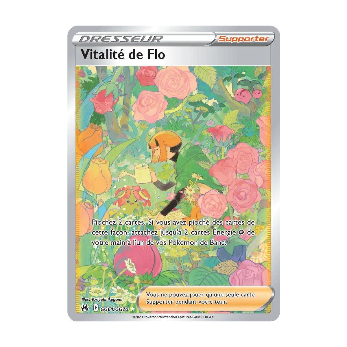 Carte Vitalité de Flo - Galerie de Galar ultra rare de Pokémon Zénith Suprême GG61/GG70