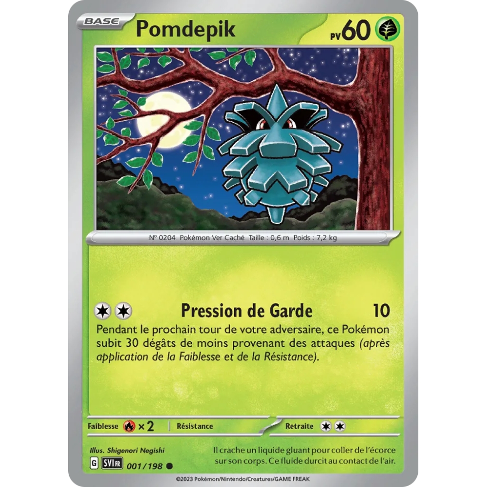 Pomdepik 001/198 : Joyau Commune (Brillante) de l'extension Pokémon Écarlate et Violet