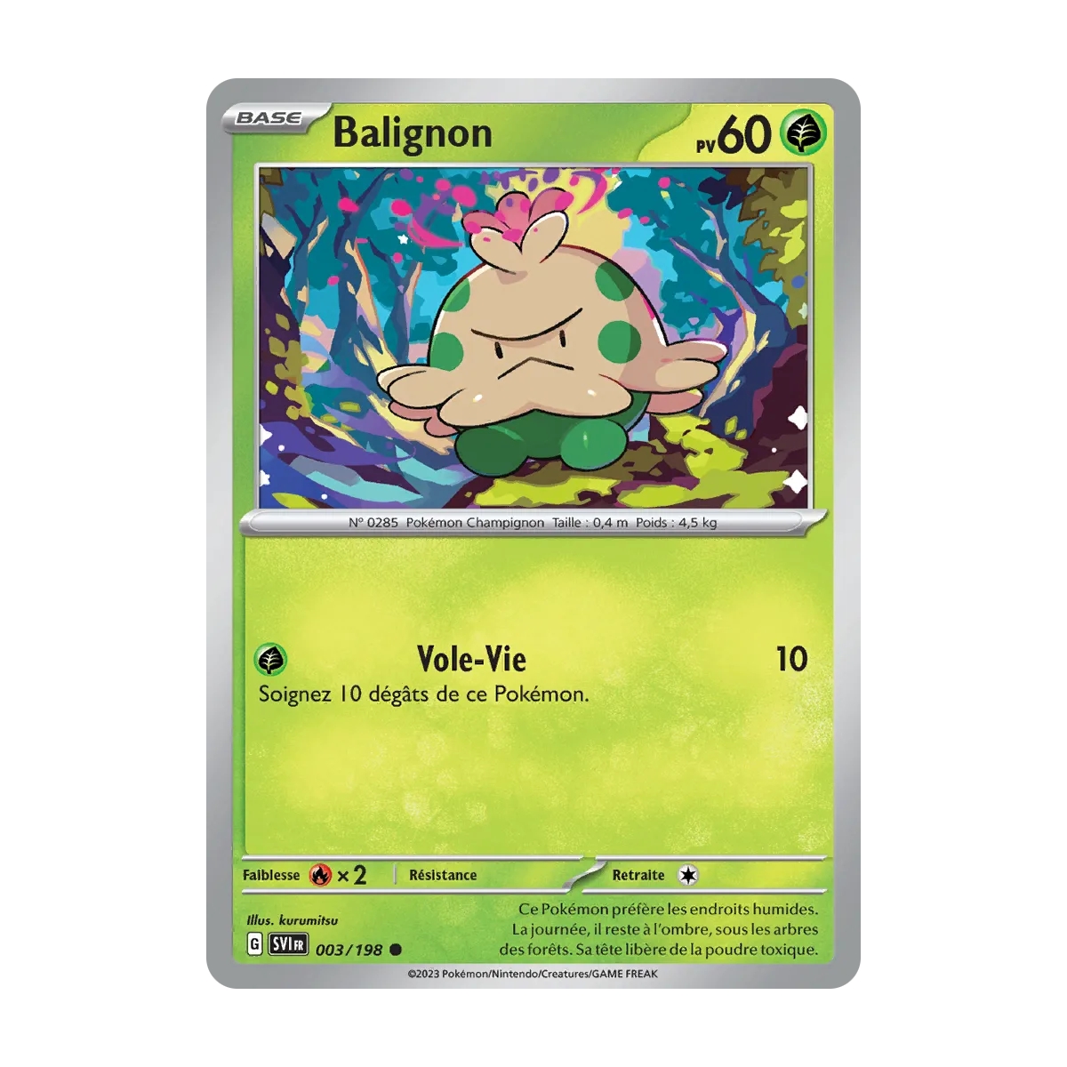 Balignon 003/198 : Joyau Commune (Brillante) de l'extension Pokémon Écarlate et Violet
