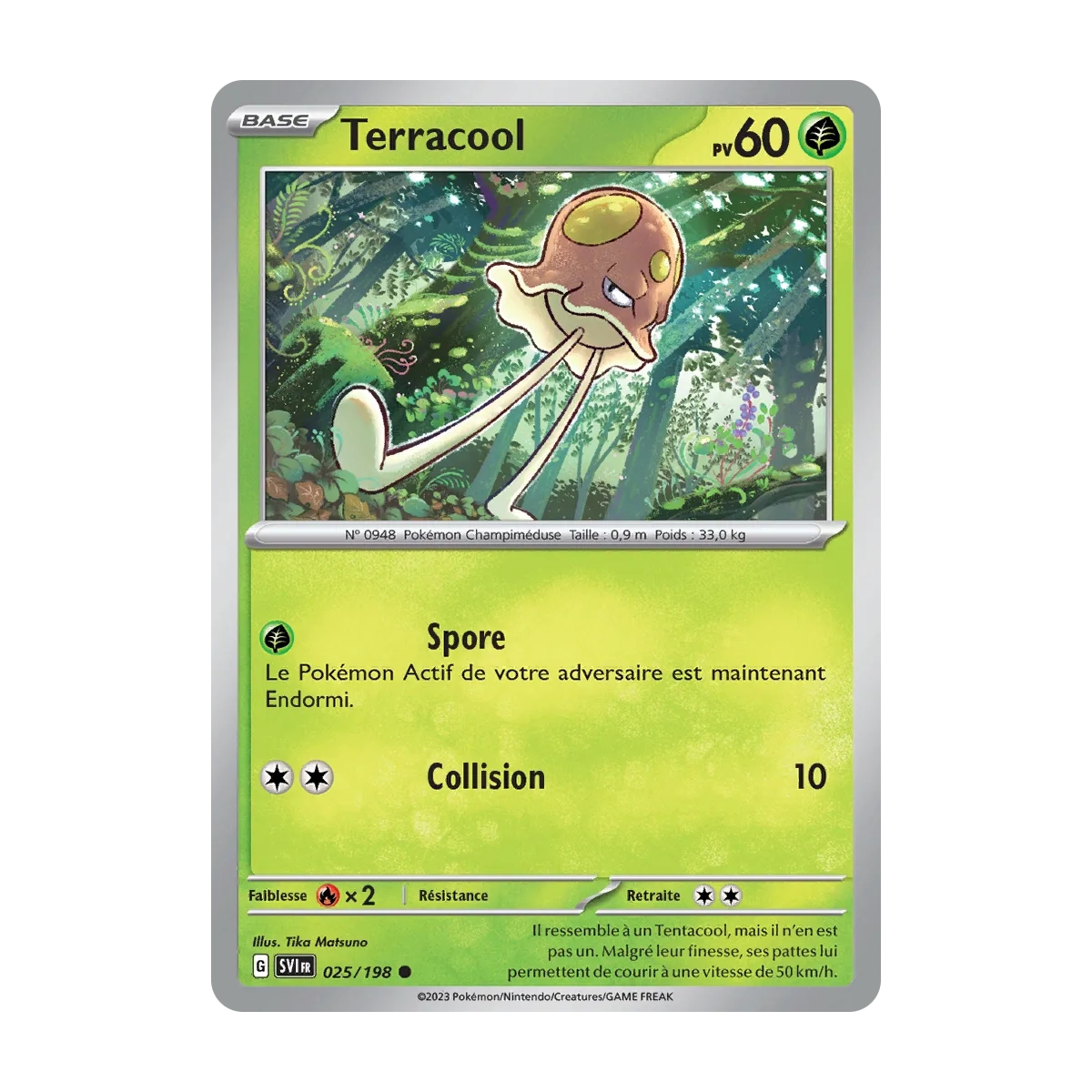 Terracool 025/198 : Joyau Commune (Brillante) de l'extension Pokémon Écarlate et Violet