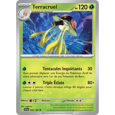 Terracruel  (Brillante) de Pokémon Écarlate et Violet 026/198