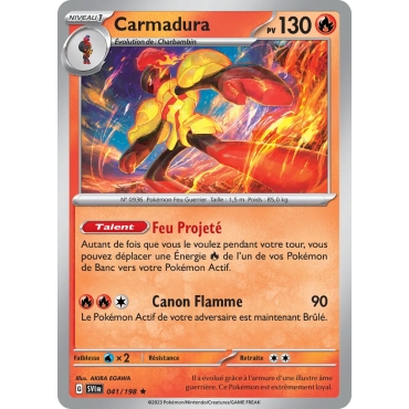 Carmadura 041/198 : Joyau Rare (Brillante) Écarlate et Violet