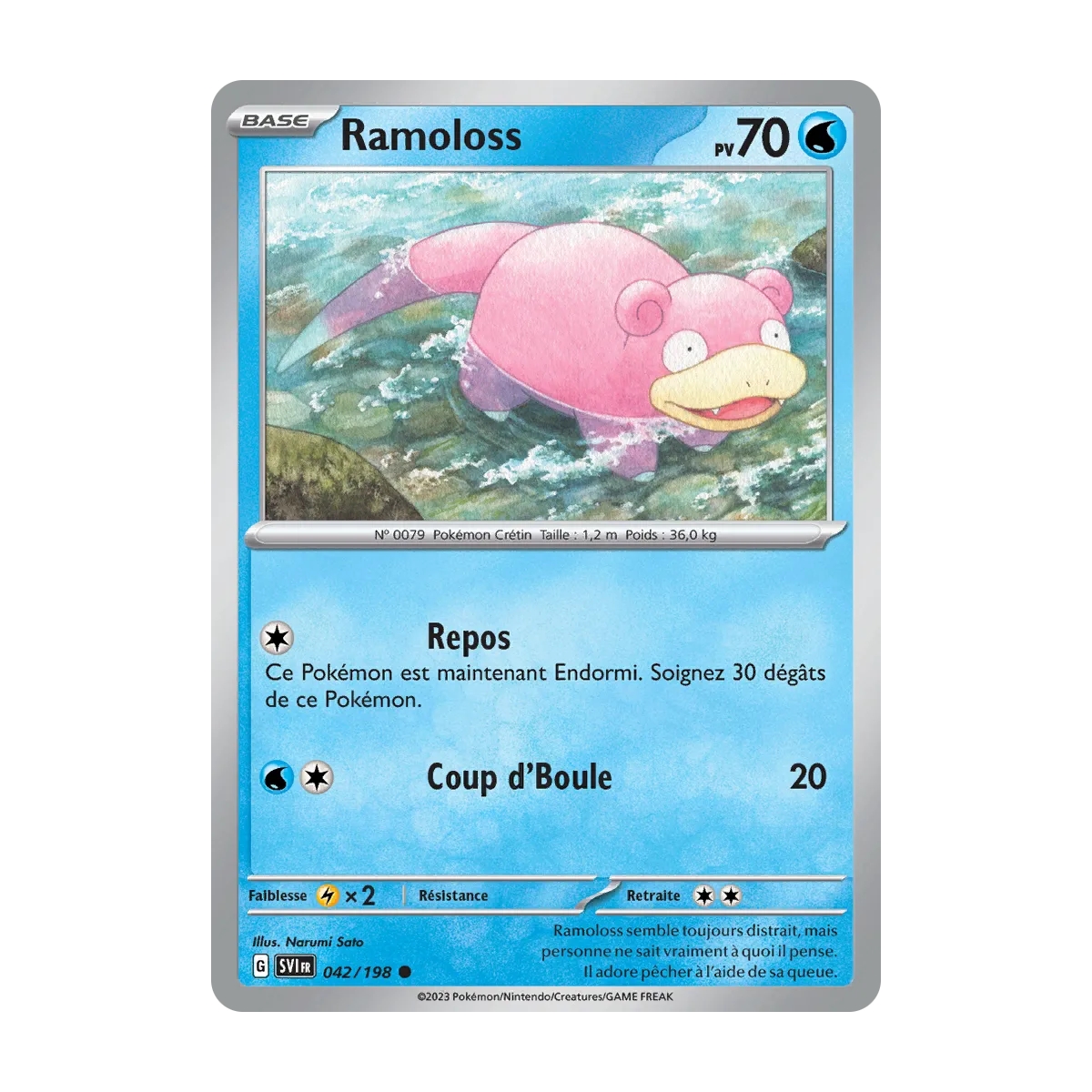 Carte Ramoloss - Commune (Brillante) de Pokémon Écarlate et Violet 042/198