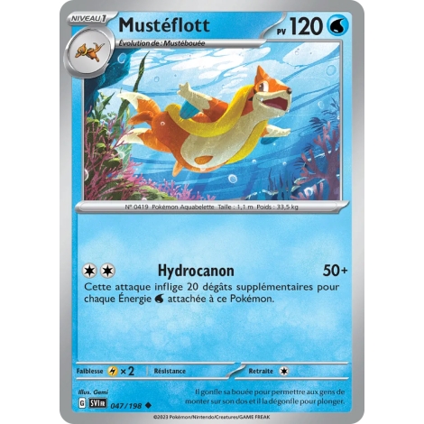 Mustéflott 047/198 (Brillante) Pokémon Écarlate et Violet