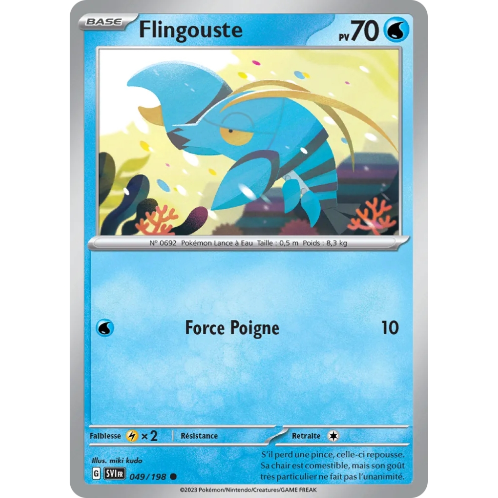 Flingouste - Commune (Brillante) de Pokémon Écarlate et Violet 049/198