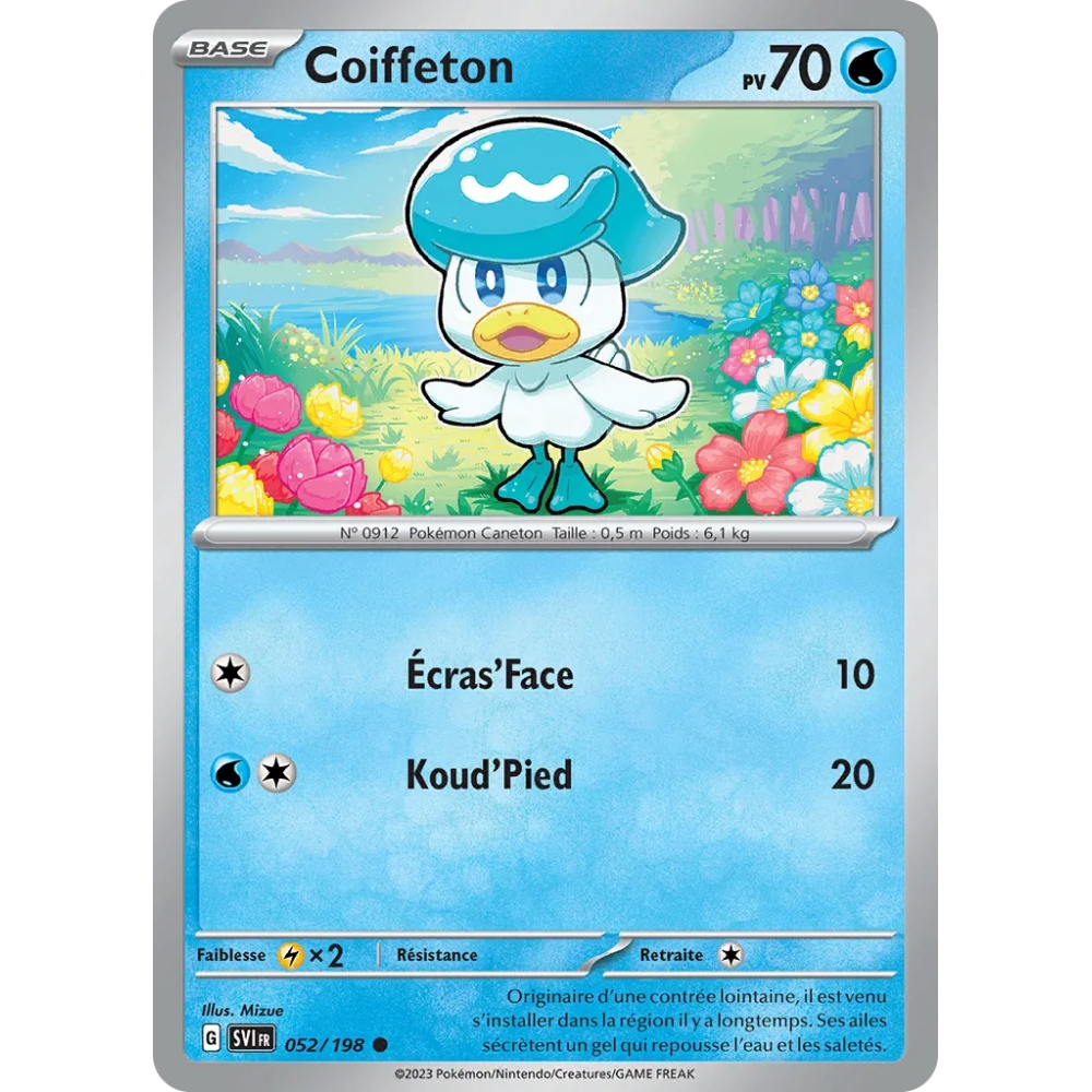 Coiffeton 052/198 (Brillante) Pokémon Écarlate et Violet