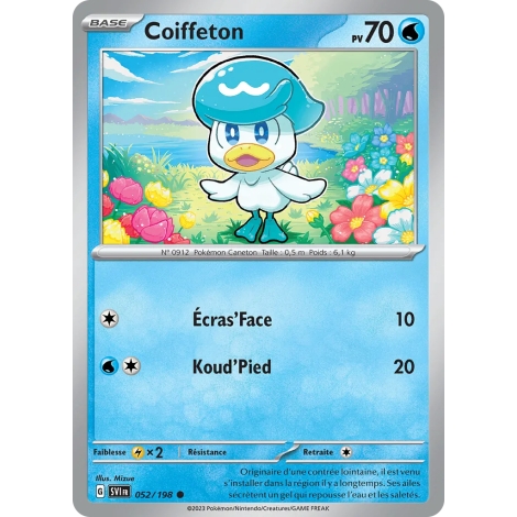 Coiffeton 052/198 (Brillante) Pokémon Écarlate et Violet