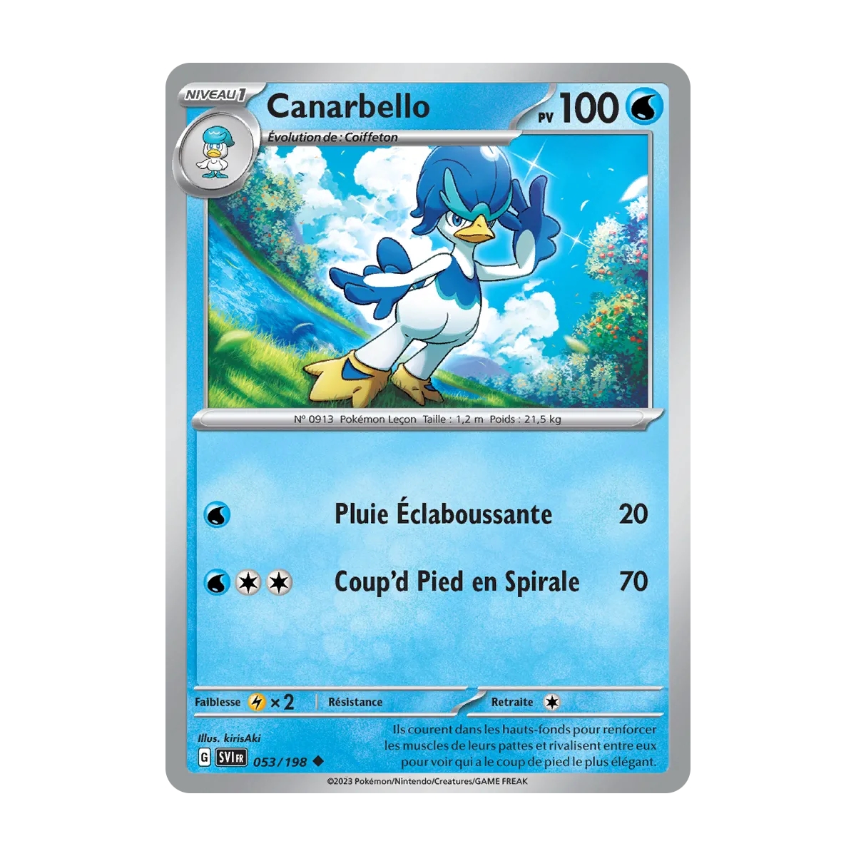 Canarbello (Brillante) de Pokémon Écarlate et Violet 053/198