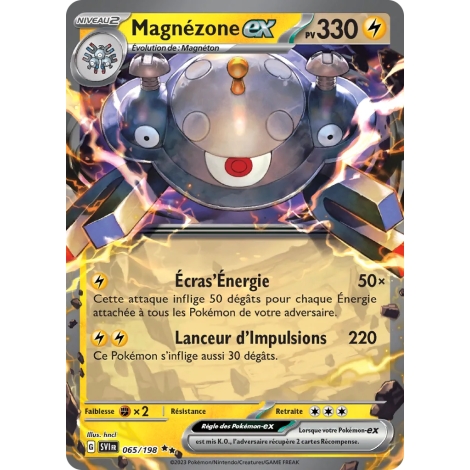 Carte Magnézone - Double rare de Pokémon Écarlate et Violet 065/198