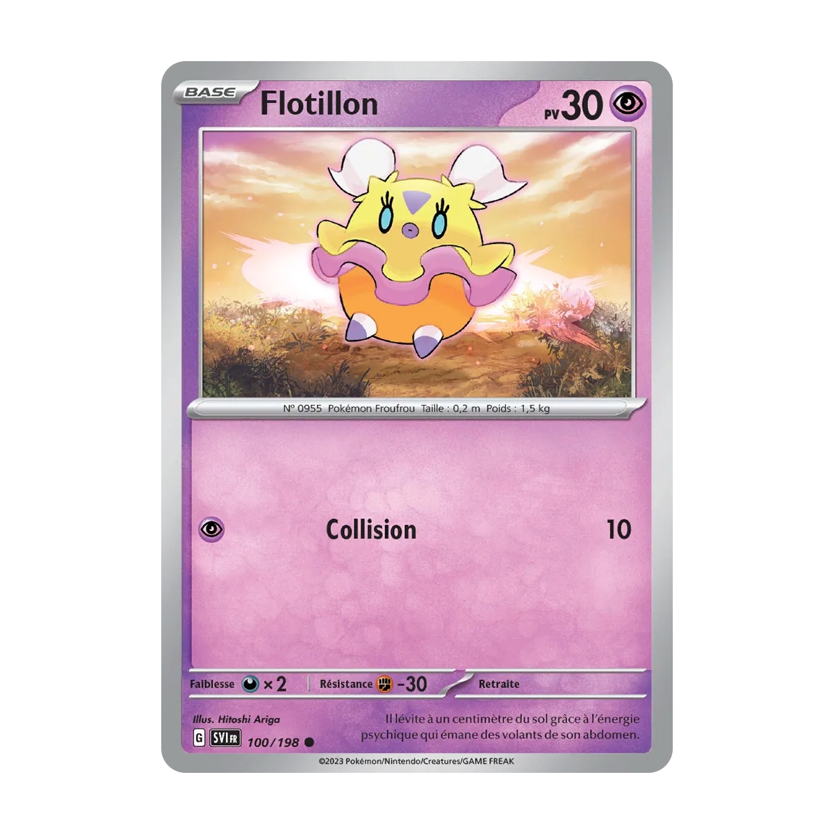 Carte Flotillon - Commune (Brillante) de Pokémon Écarlate et Violet 100/198
