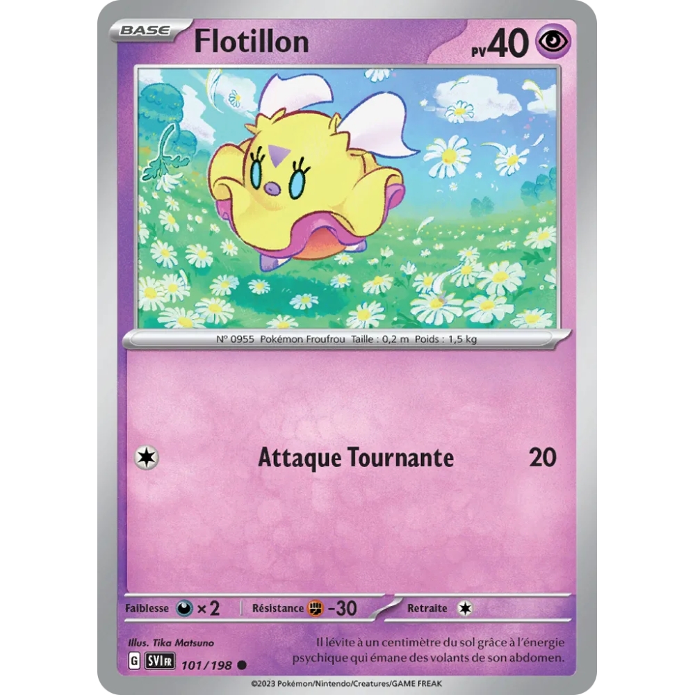 Flotillon 101/198 (Brillante) Pokémon Écarlate et Violet