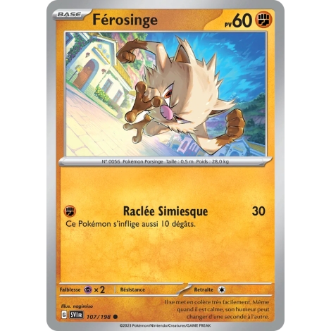 Férosinge - Commune (Brillante) de Pokémon Écarlate et Violet 107/198