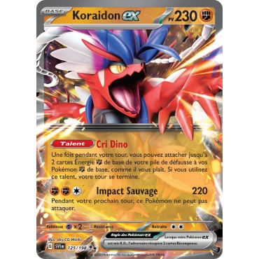 Koraidon 125/198 : Joyau Double rare Écarlate et Violet