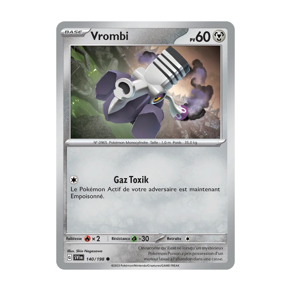 Vrombi 140/198 (Brillante) Pokémon Écarlate et Violet