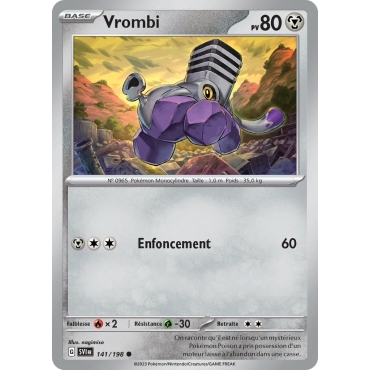 Vrombi 141/198 (Brillante) Pokémon Écarlate et Violet