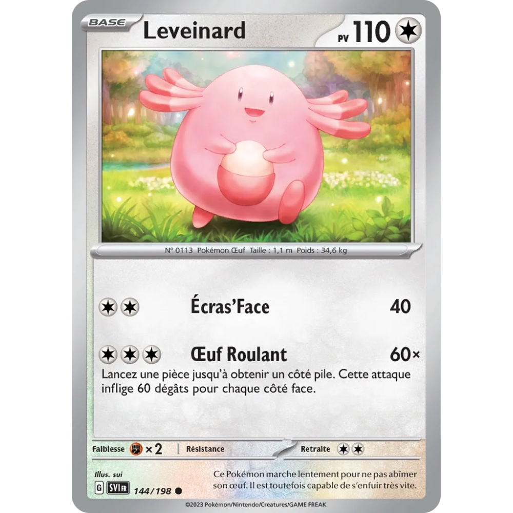 Leveinard 144/198 (Brillante) Pokémon Écarlate et Violet