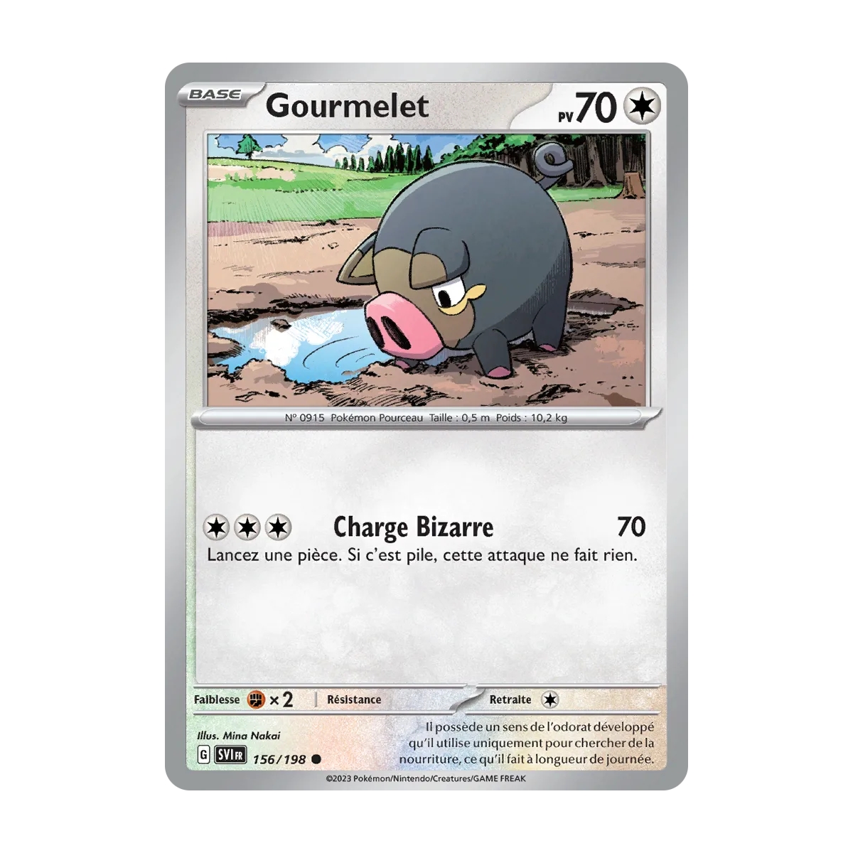 Gourmelet - Commune (Brillante) de Pokémon Écarlate et Violet 156/198