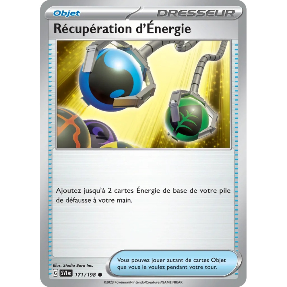 Récupération d'Énergie (Brillante) Pokémon Écarlate et Violet 171/198