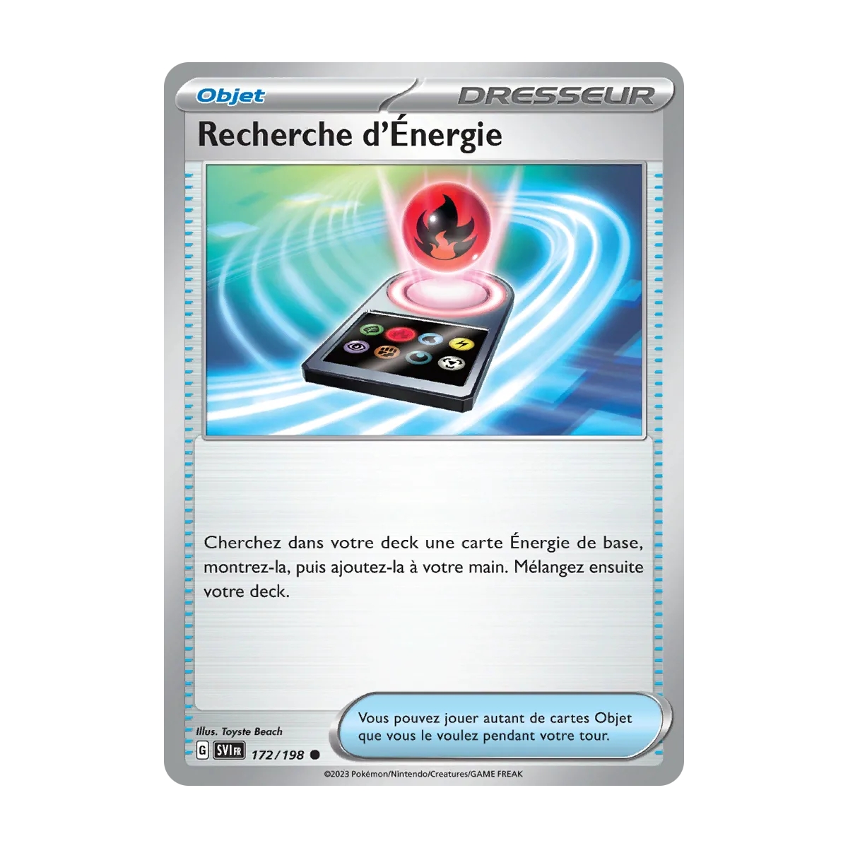 Recherche d'Énergie (Brillante) de Pokémon Écarlate et Violet 172/198