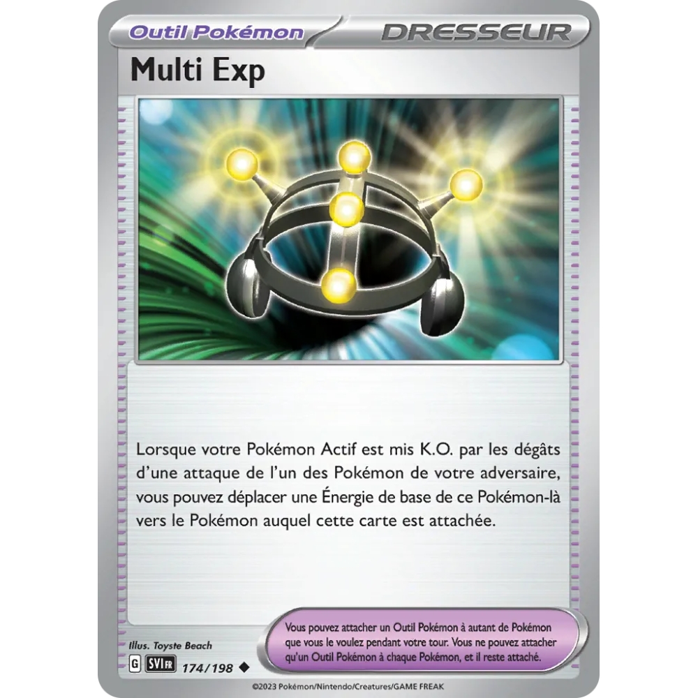 Carte Multi Exp - Peu commune (Brillante) de Pokémon Écarlate et Violet 174/198