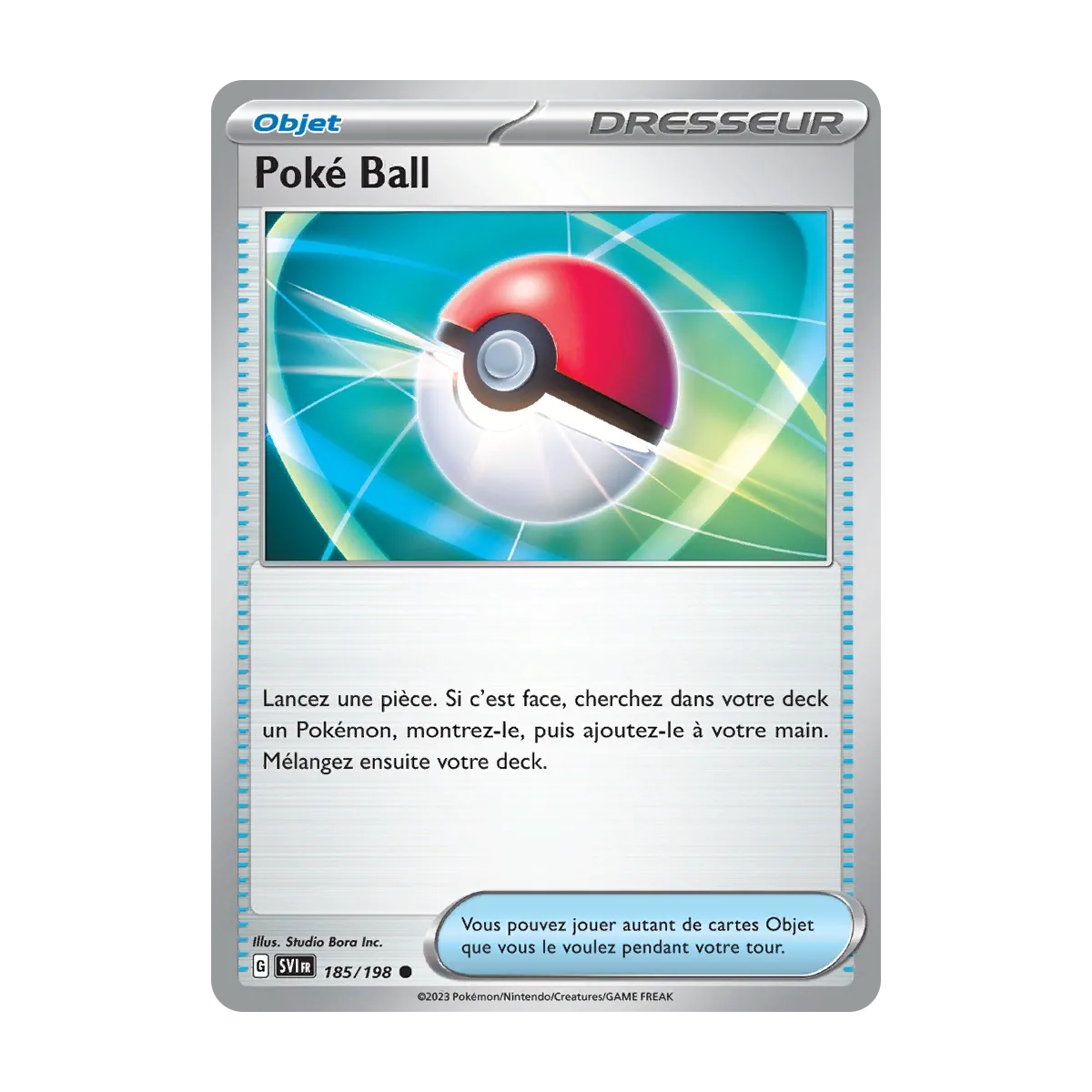 Carte Poké Ball - Commune (Brillante) de Pokémon Écarlate et Violet 185/198