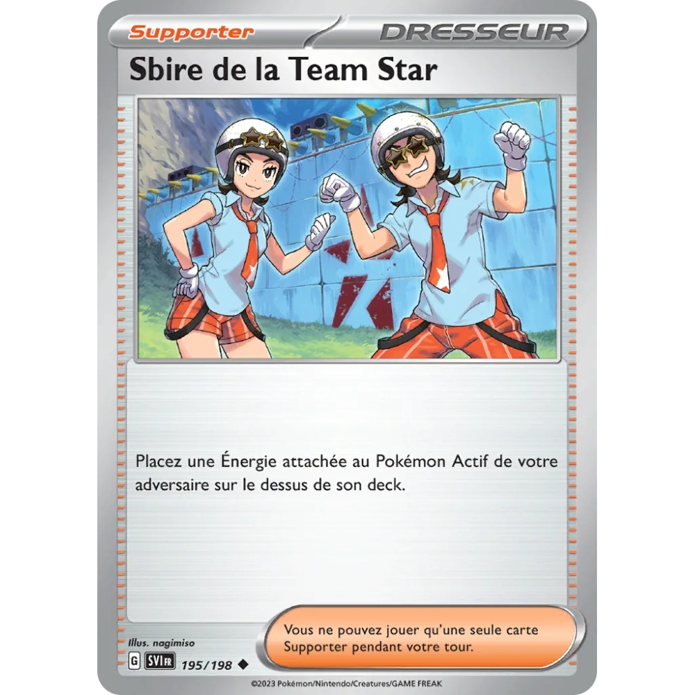 Sbire de la Team Star 195/198 (Brillante) Pokémon Écarlate et Violet