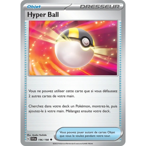 Découvrez Hyper Ball, carte Peu commune (Brillante) de la série Écarlate et Violet