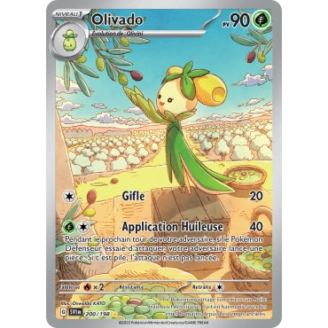 Olivado 200/198 : Joyau Illustration rare de l'extension Pokémon Écarlate et Violet