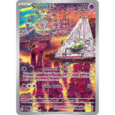 Découvrez Soporifik, carte Illustration rare de la série Écarlate et Violet