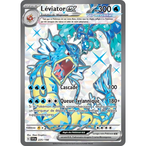 Léviator 225/198 : Joyau Ultra rare de l'extension Pokémon Écarlate et Violet