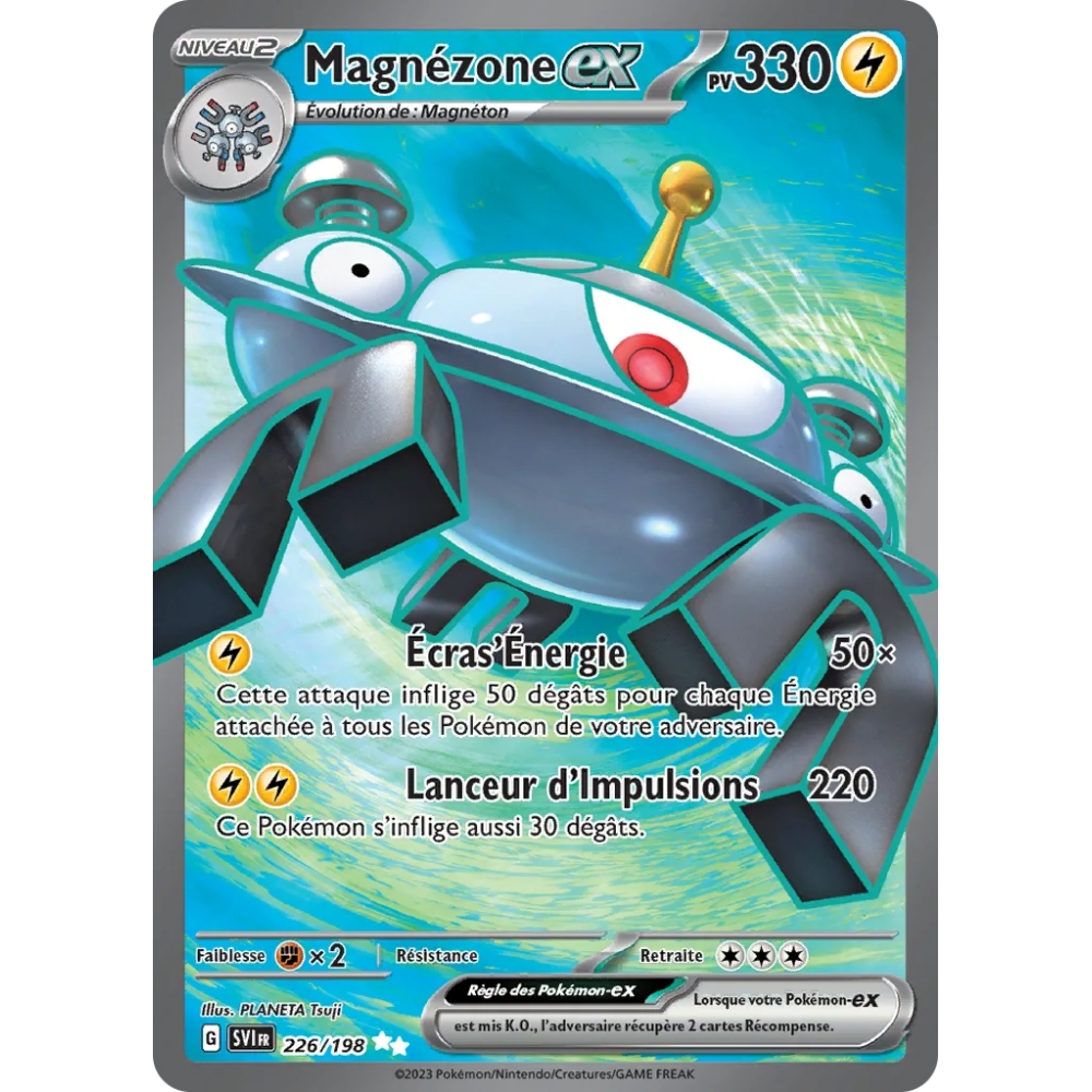 Carte Magnézone - Ultra rare de Pokémon Écarlate et Violet 226/198