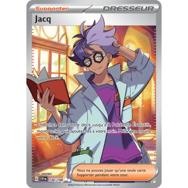 Jacq 236/198 : Joyau Ultra rare de l'extension Pokémon Écarlate et Violet