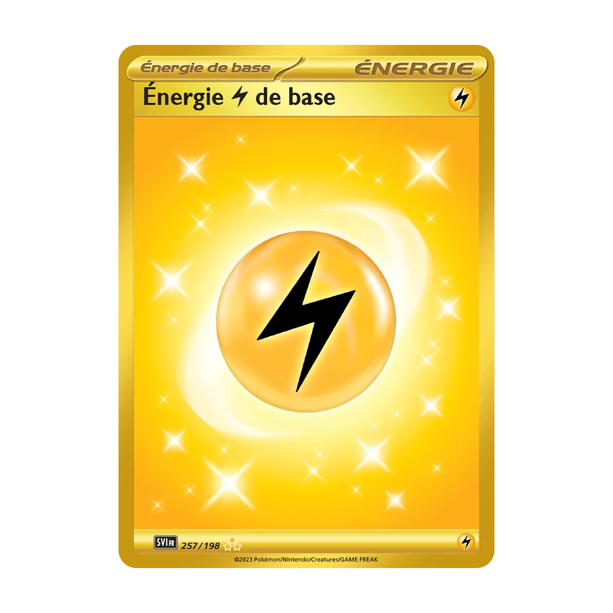 Découvrez Énergie  de base, carte Hyper rare de la série Écarlate et Violet