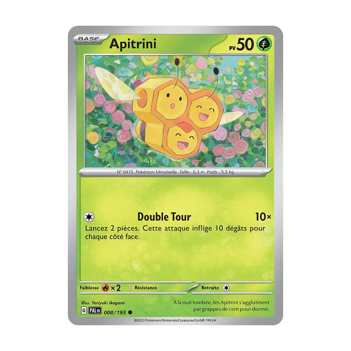 Apitrini 008/193 : Joyau Commune (Brillante) de l'extension Pokémon Écarlate et Violet Évolutions à Paldea