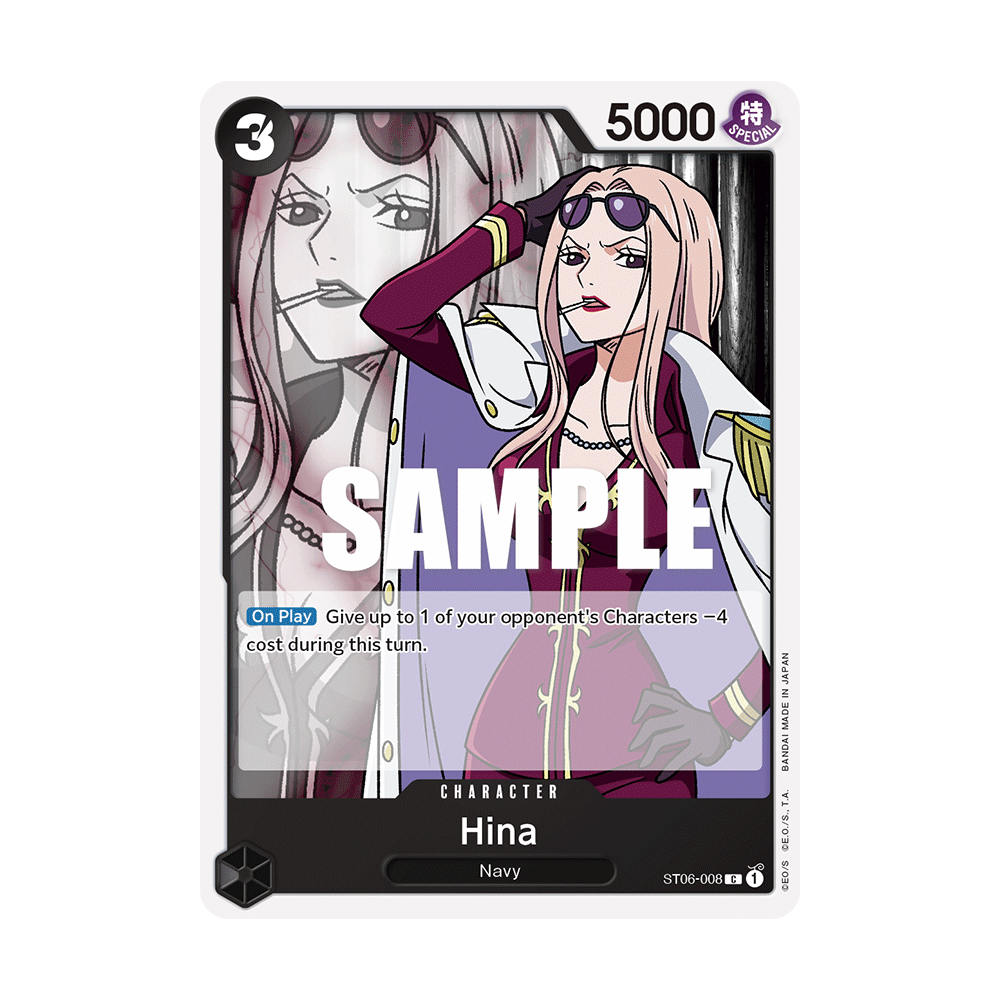 Hina: Carte One Piece Absolute Justice [ST-06] N°ST06-008