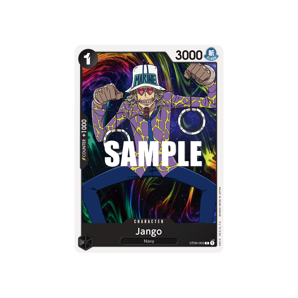 Jango: Carte One Piece Absolute Justice [ST-06] N°ST06-003