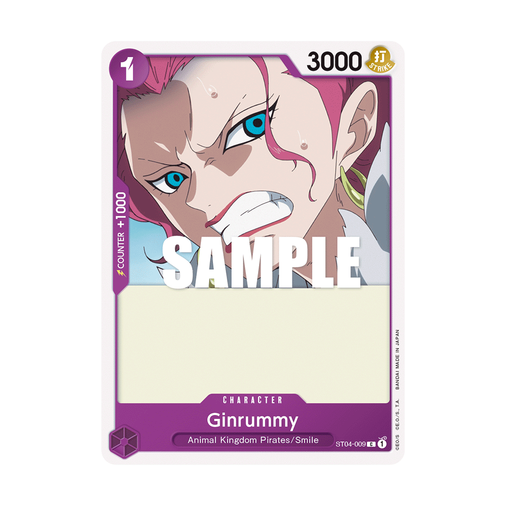 Ginrummy: Carte One Piece Animal Kingdom Pirates-[ST-04] N°ST04-009