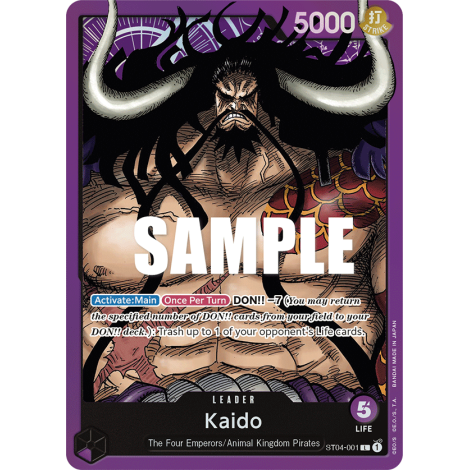 Kaido: Carte One Piece Animal Kingdom Pirates-[ST-04] N°ST04-001